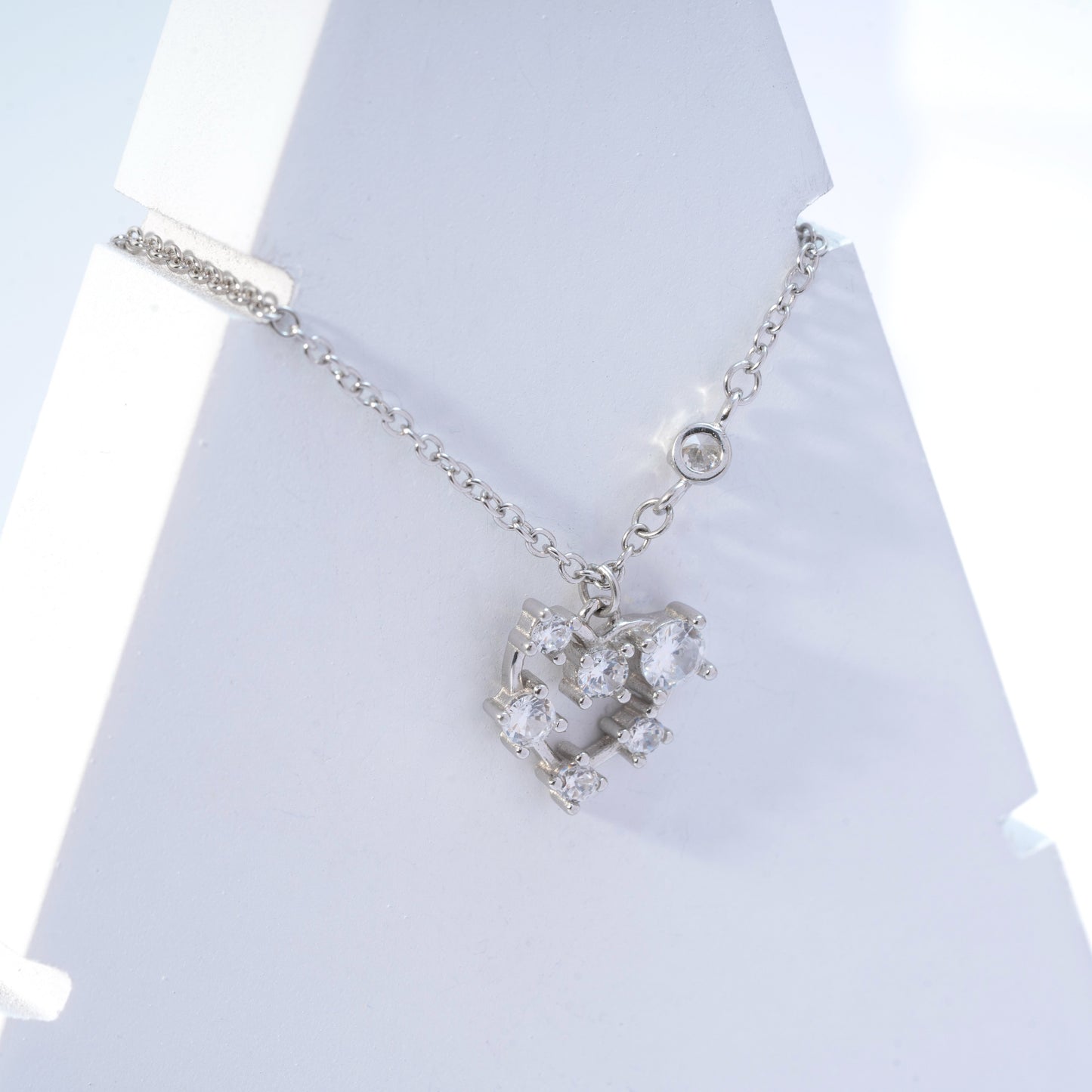 Gleaming Heart Necklace