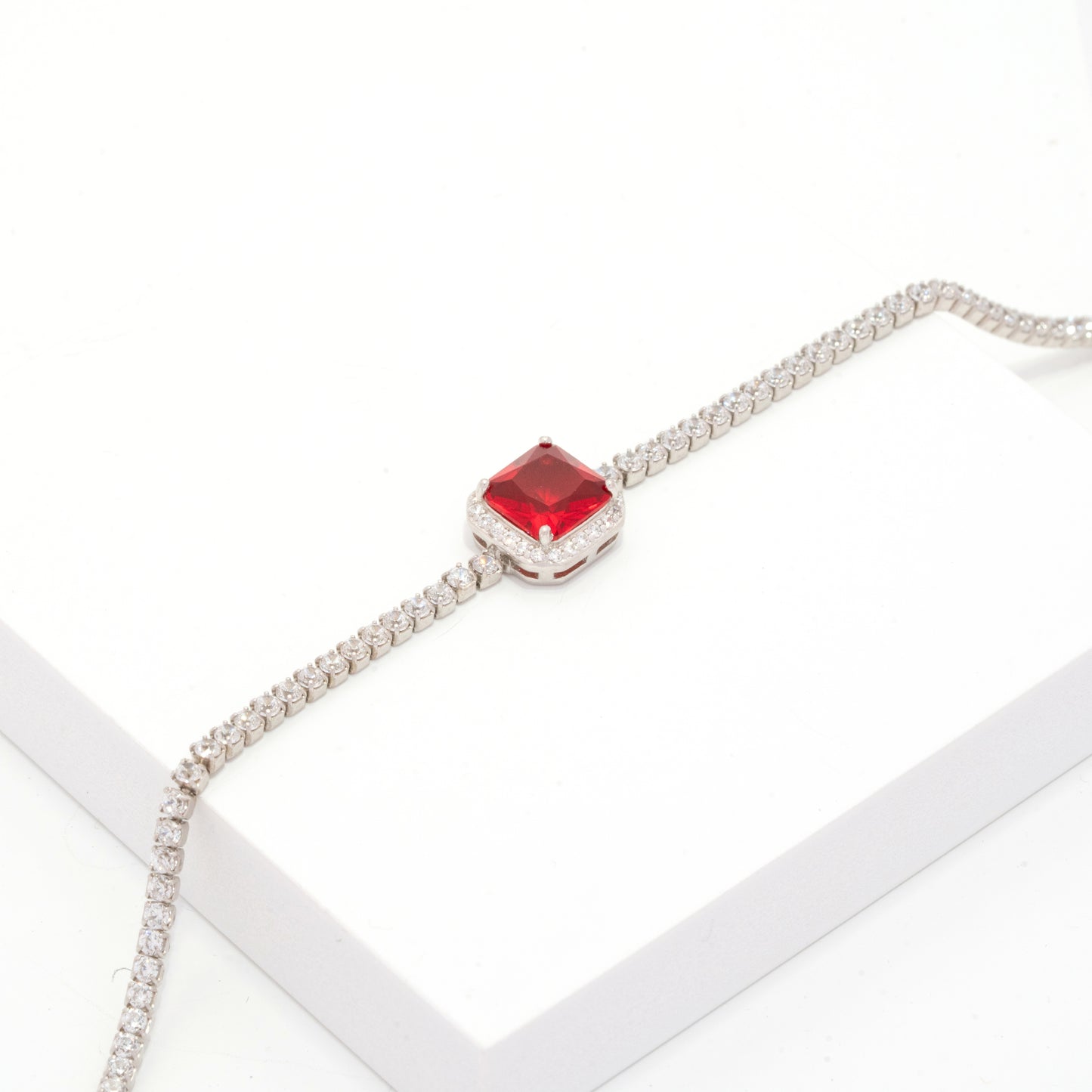 Royal Red Tennis Bracelet