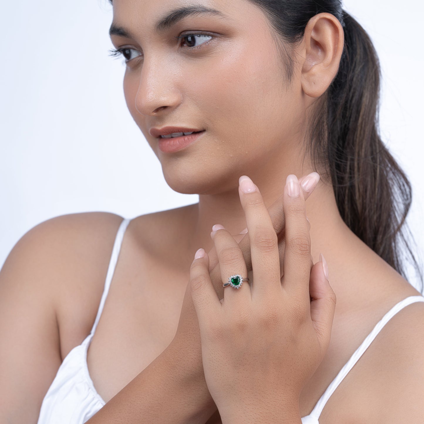 Emerald Love Ring