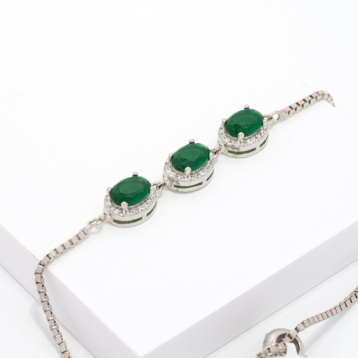 Emerald Green Bracelet Set