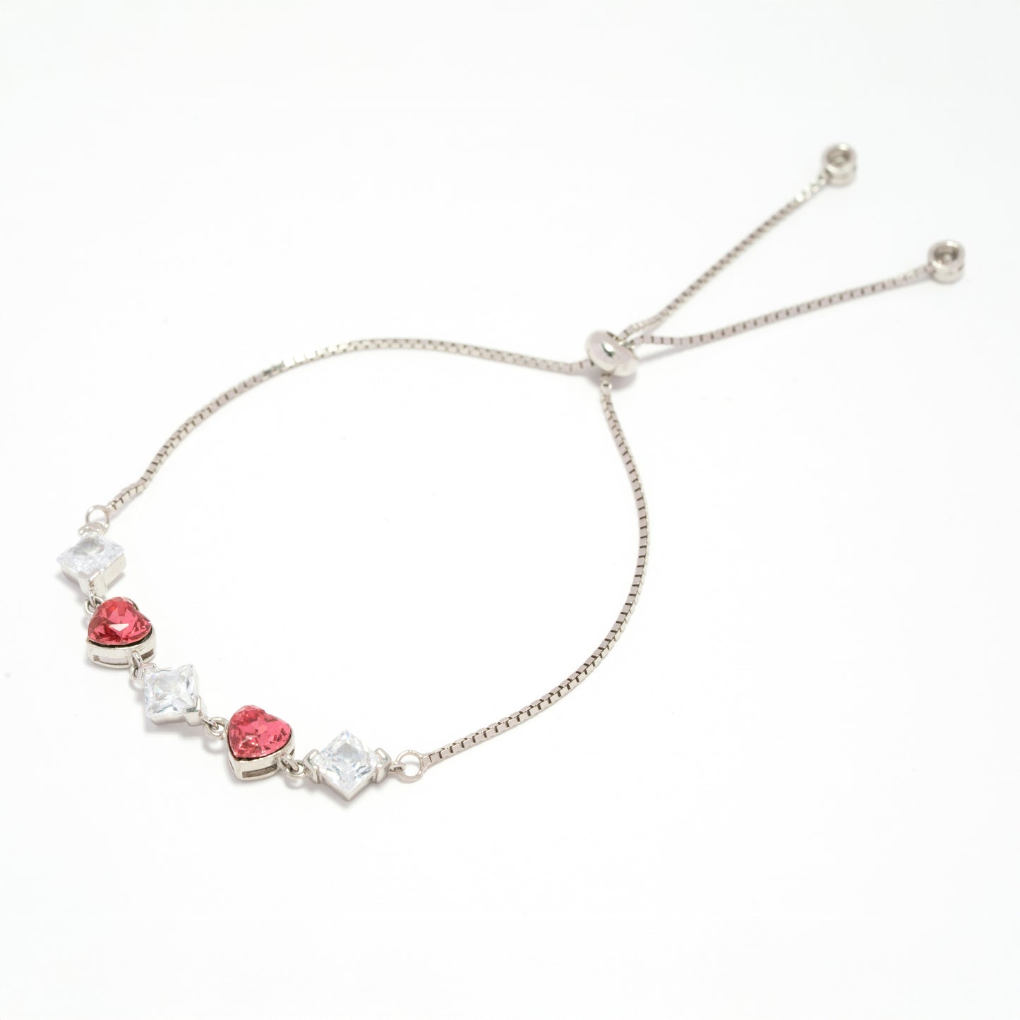 Red Heart Charm Bracelet