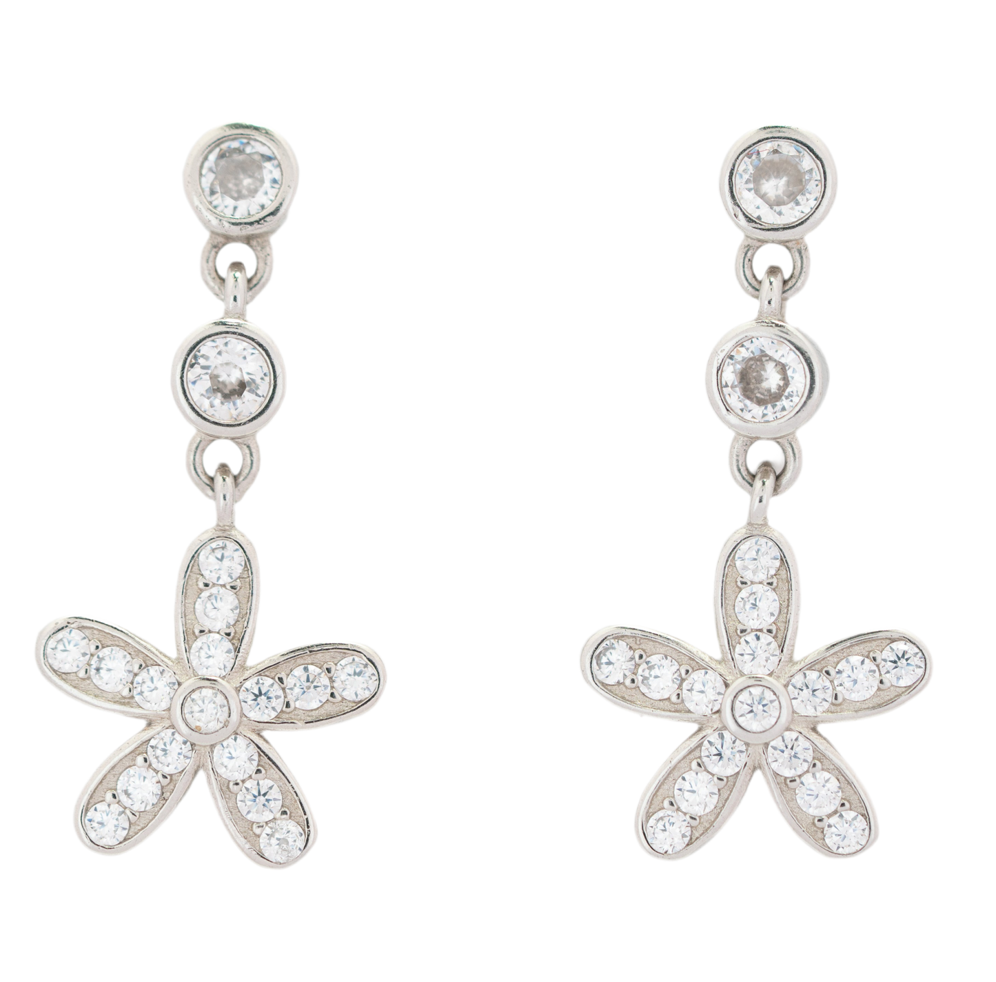Floral Emblem Danglers