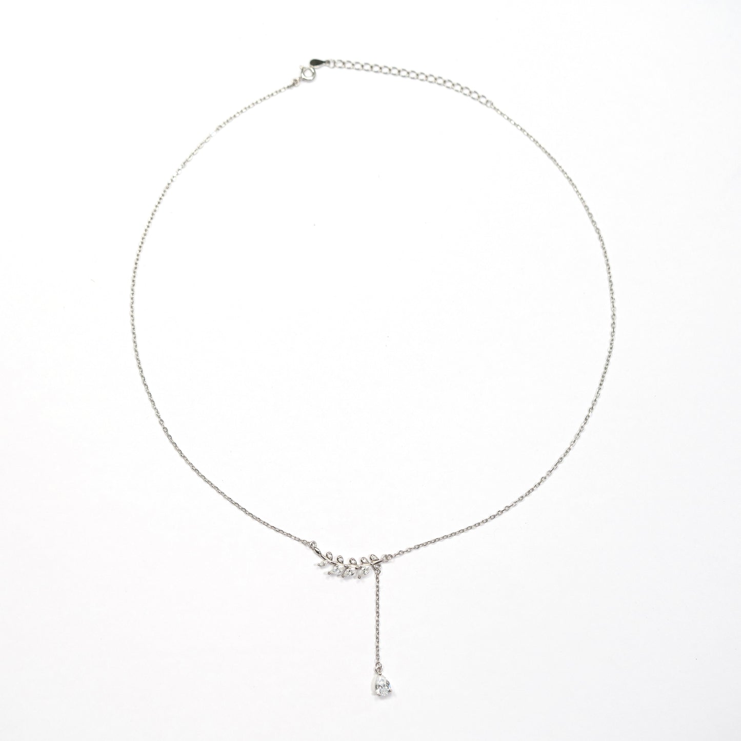 Dewdrop Leaf Necklace