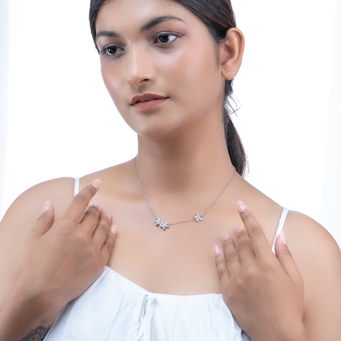 Twin Bloom Necklace