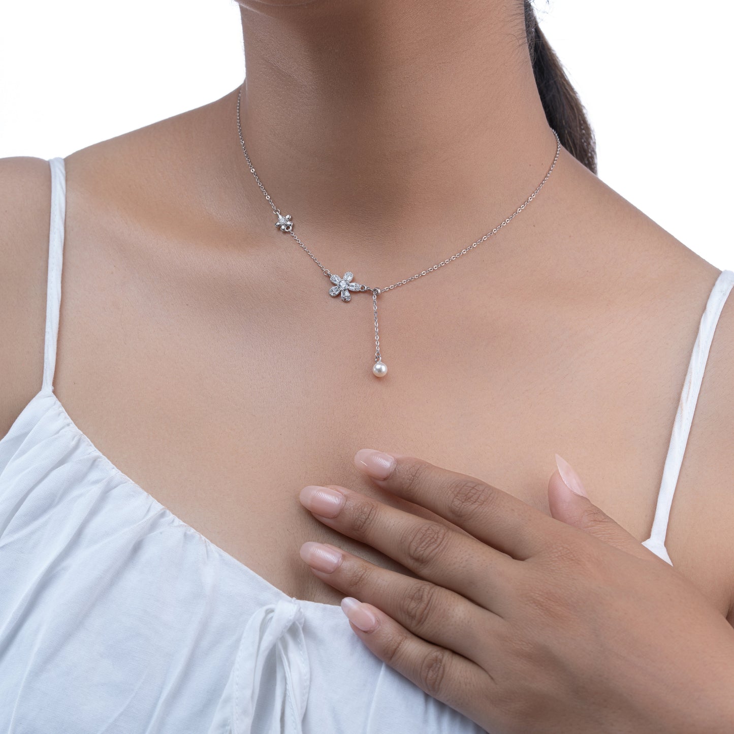 Pearl Petals Necklace