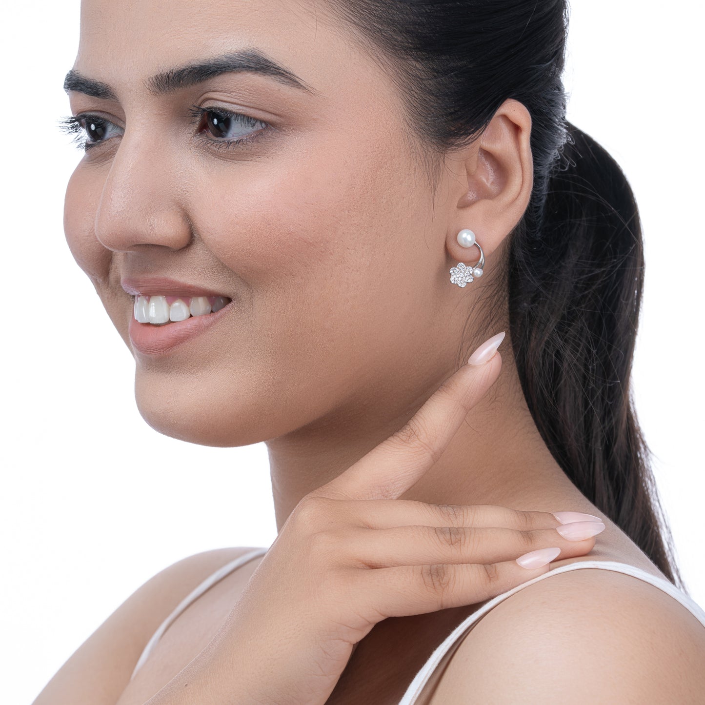 Dual Pearl Studs