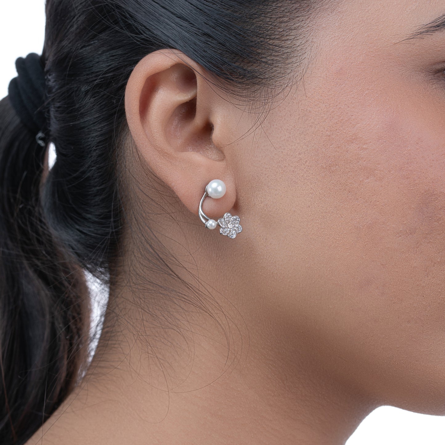 Dual Pearl Studs
