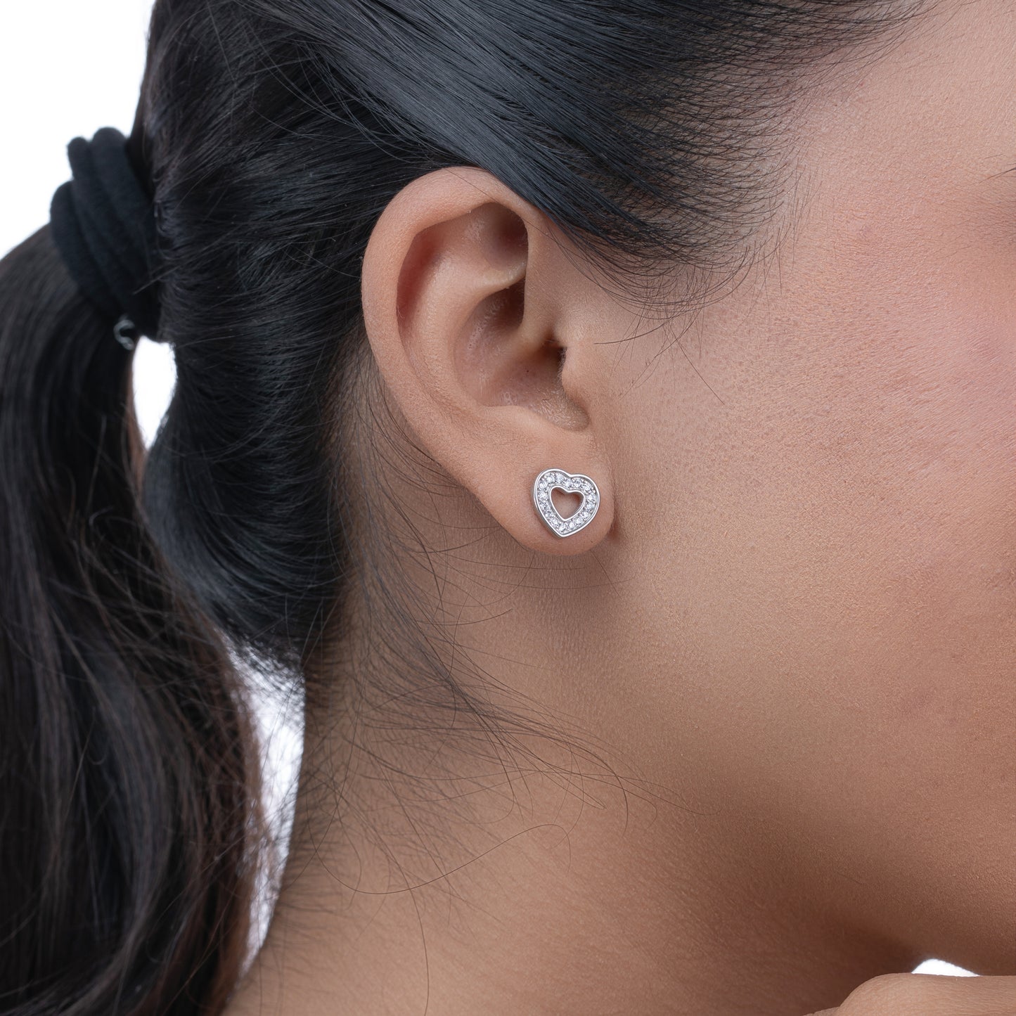 Heart Frame Studs