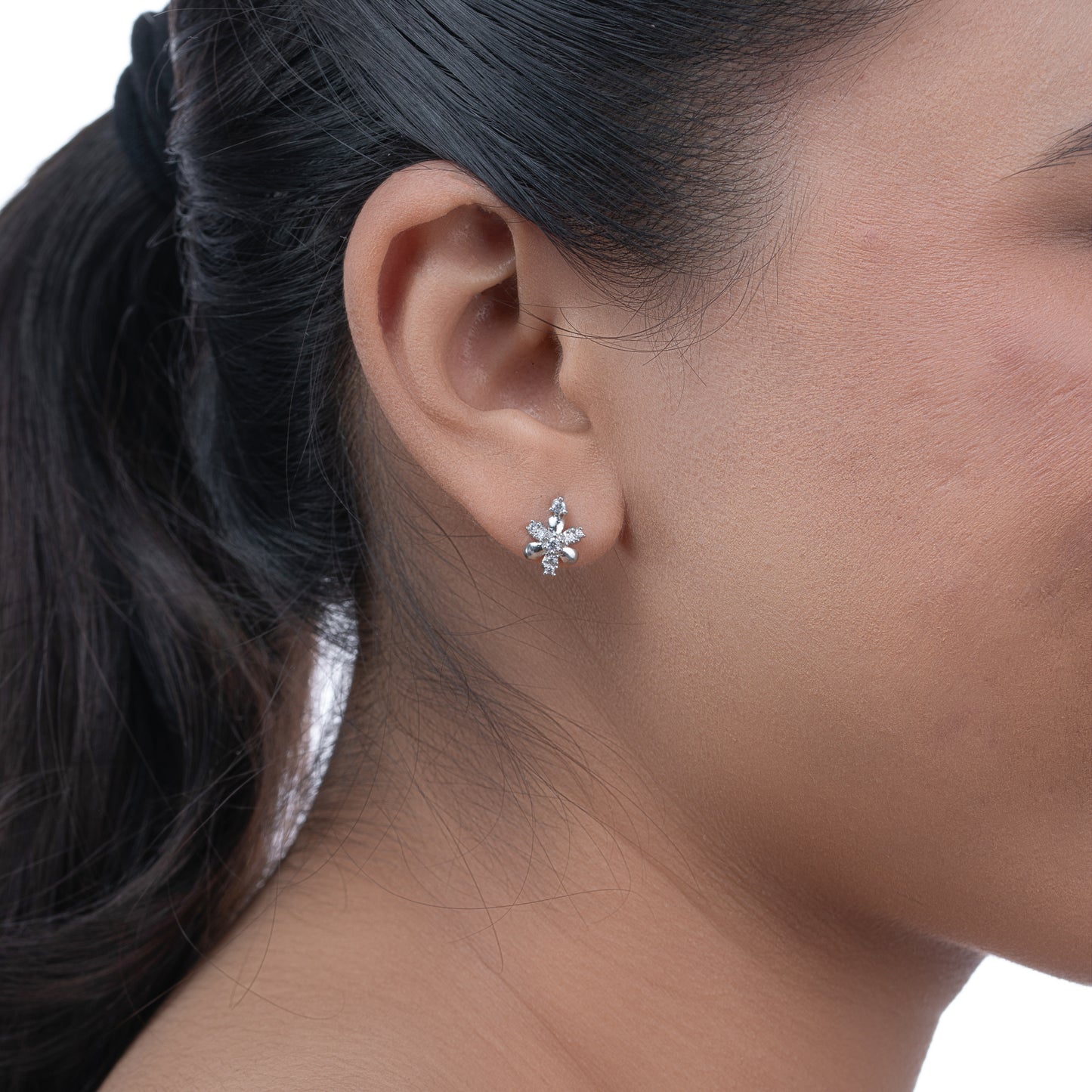 Floral Charm Studs