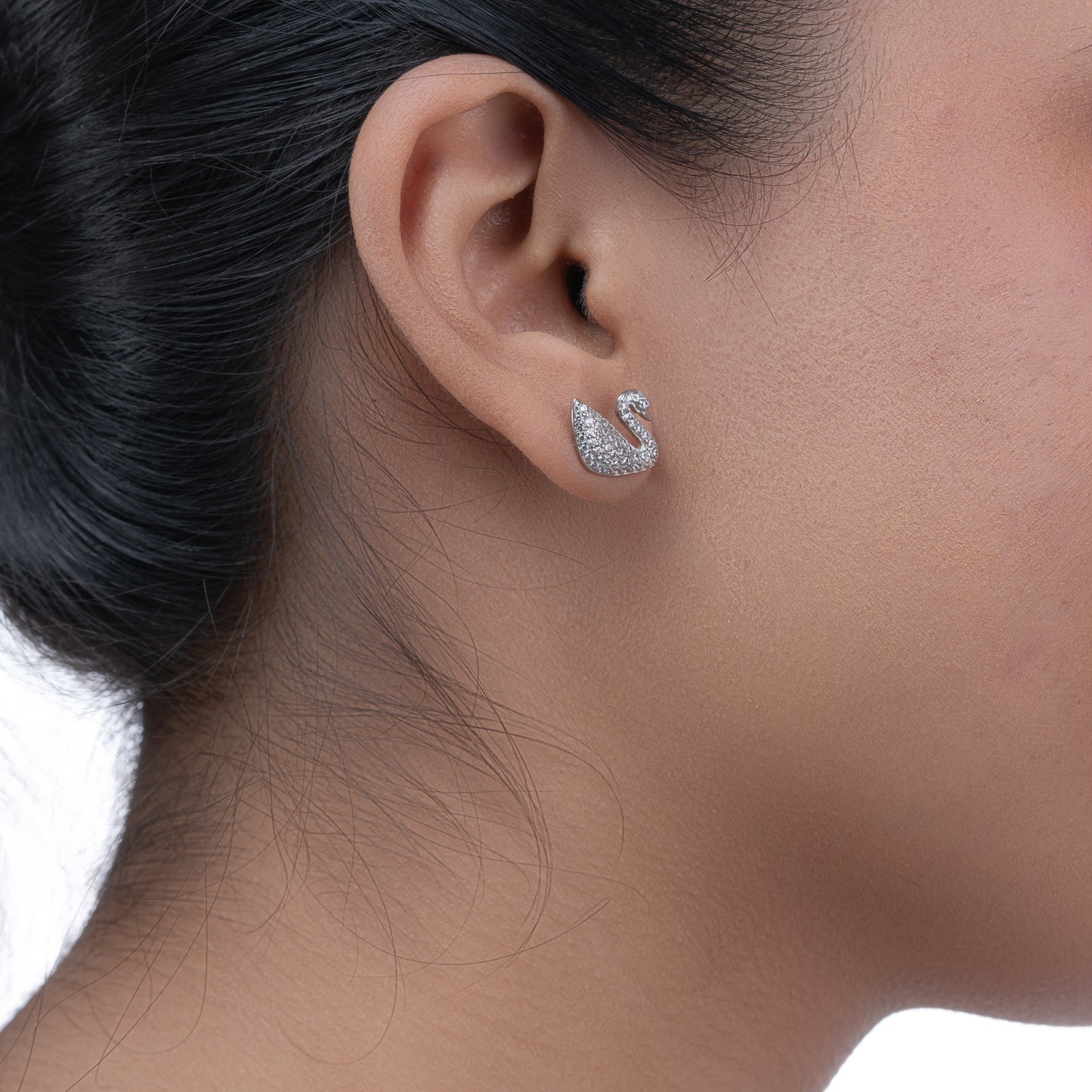 Swan Grace Studs