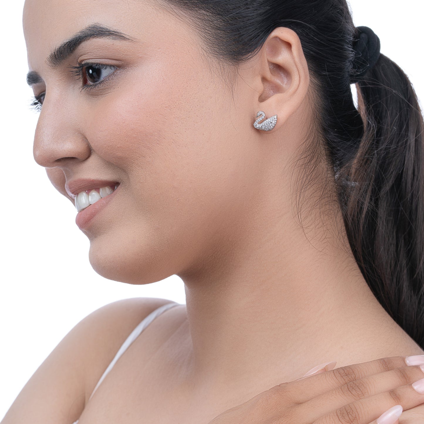 Swan Grace Studs