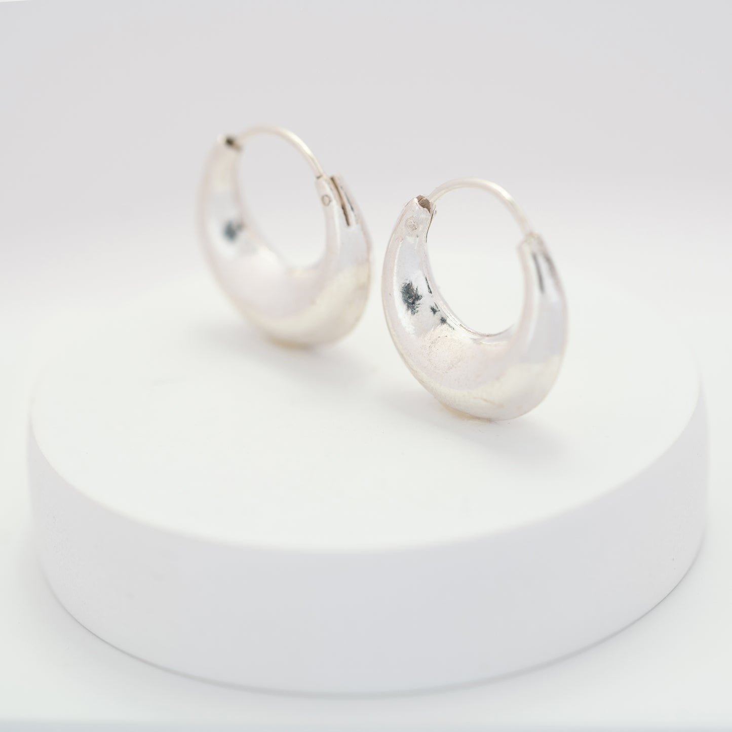 Chunky Bag Hoops
