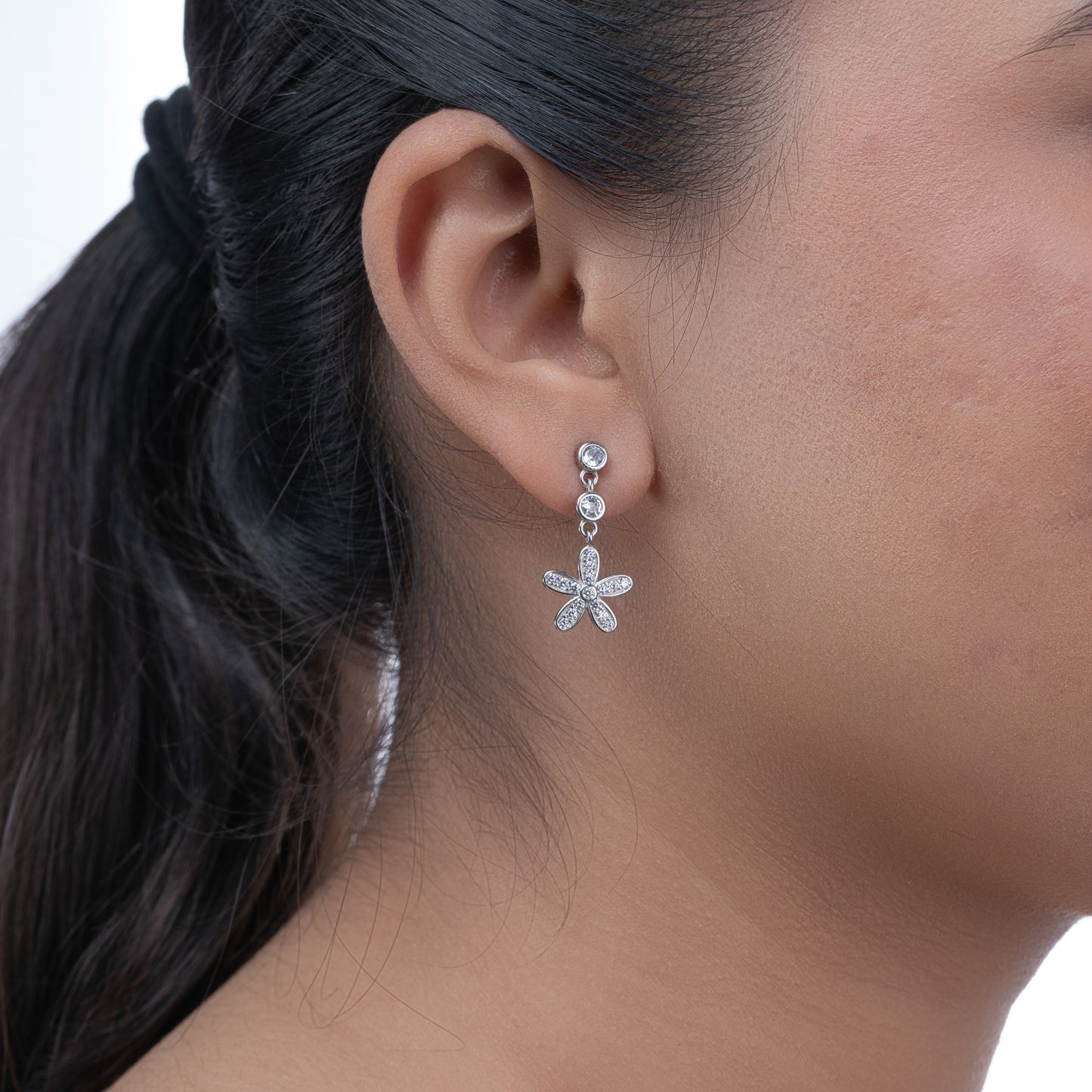 Floral Emblem Danglers