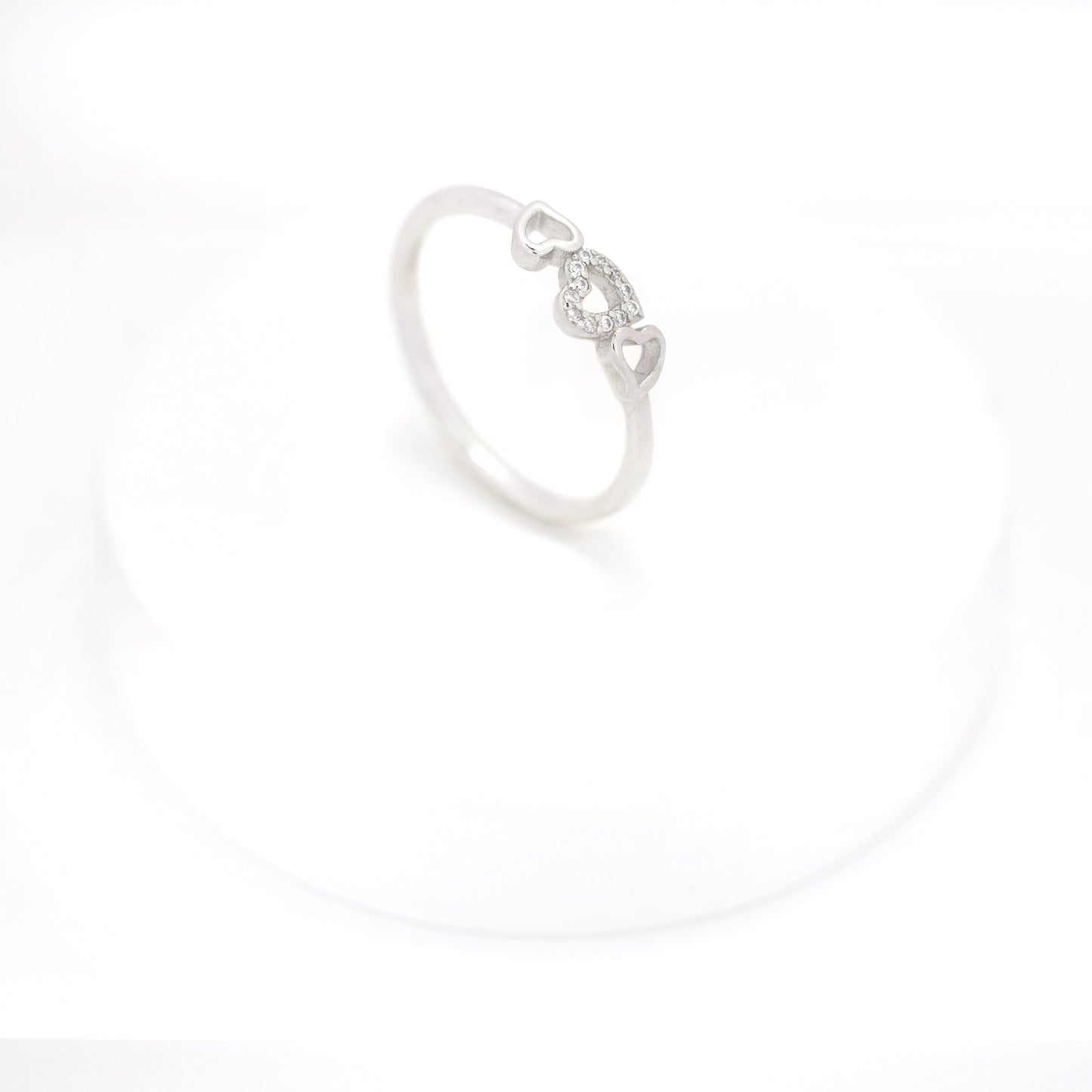 Three fold love ring