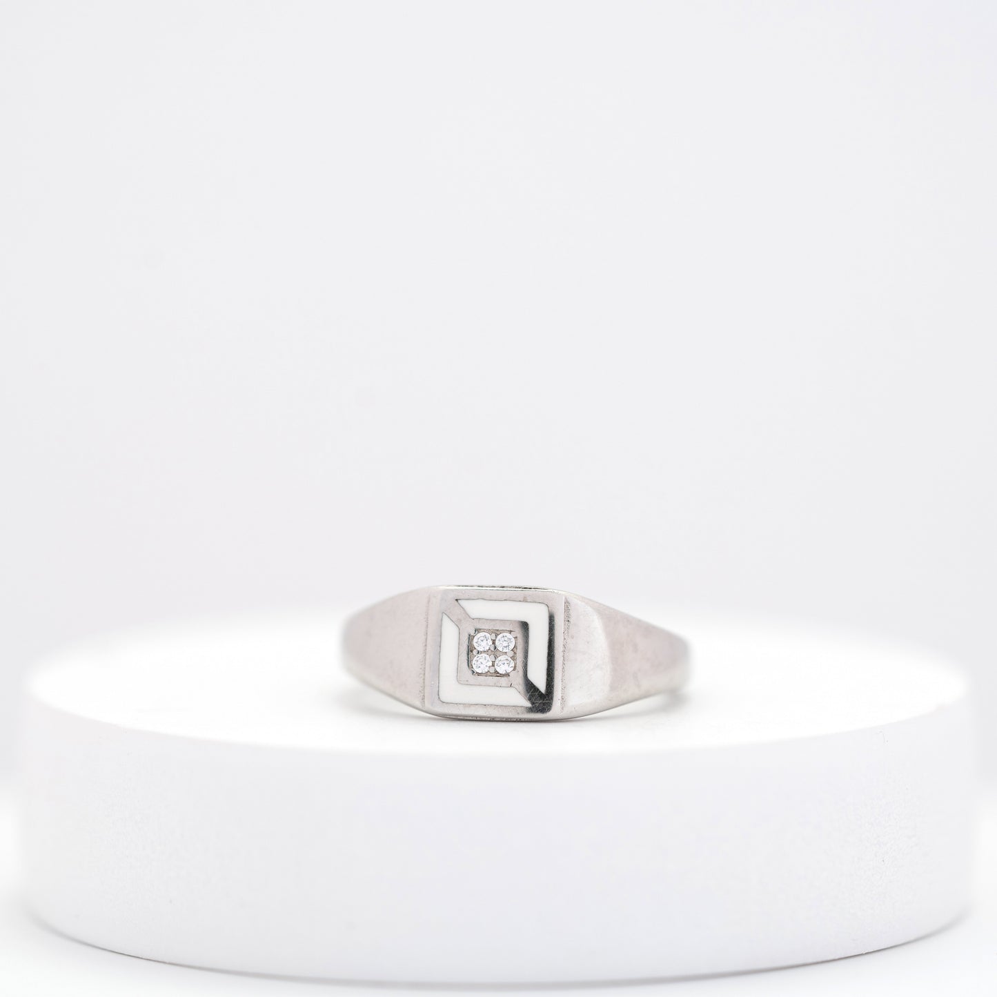 Frosted Square Ring