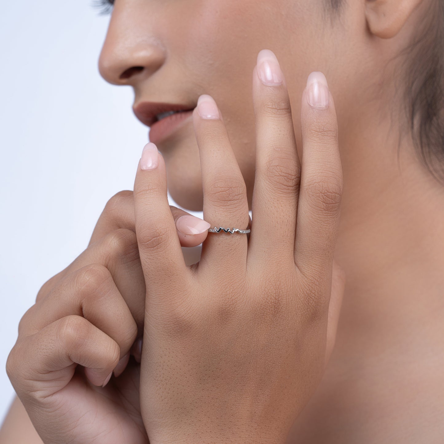 Petite Hearts Ring