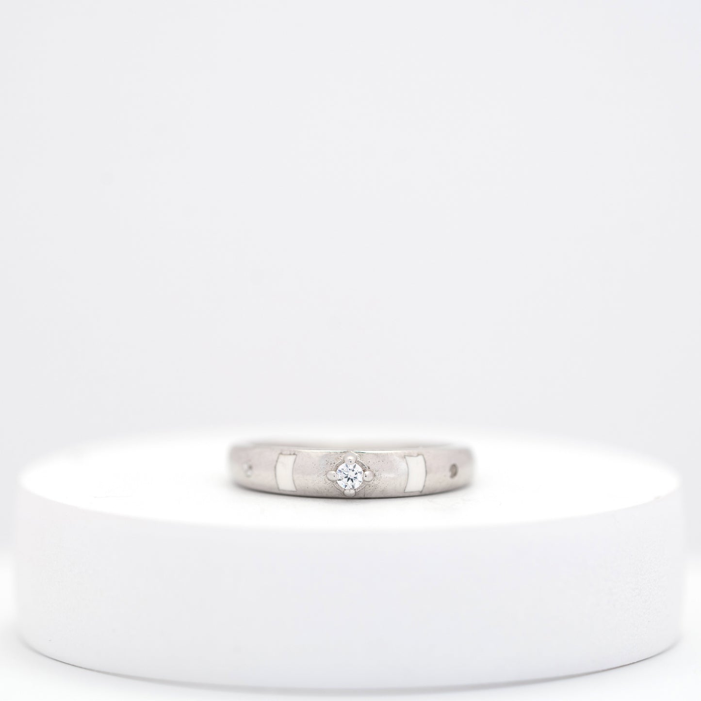 Twin Line Sparkle Ring