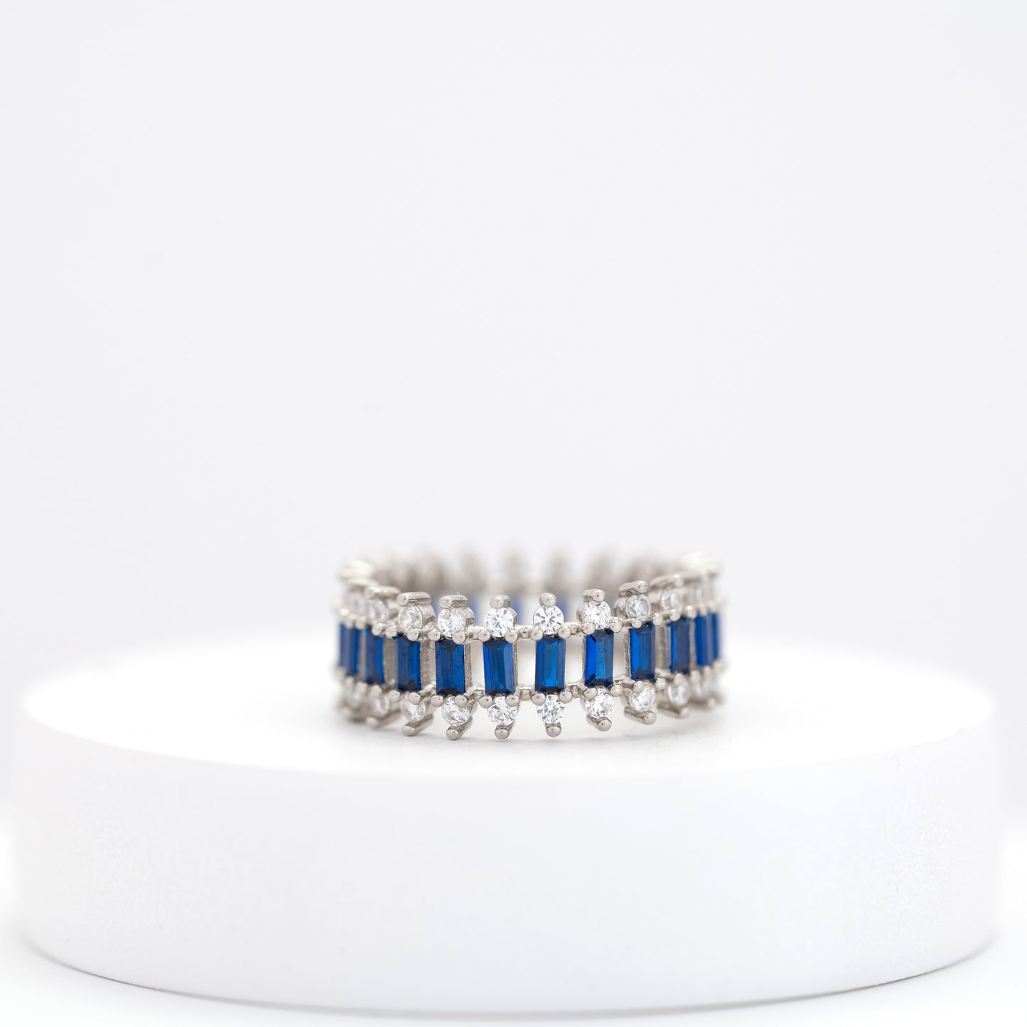 Ocean Blue Band Ring