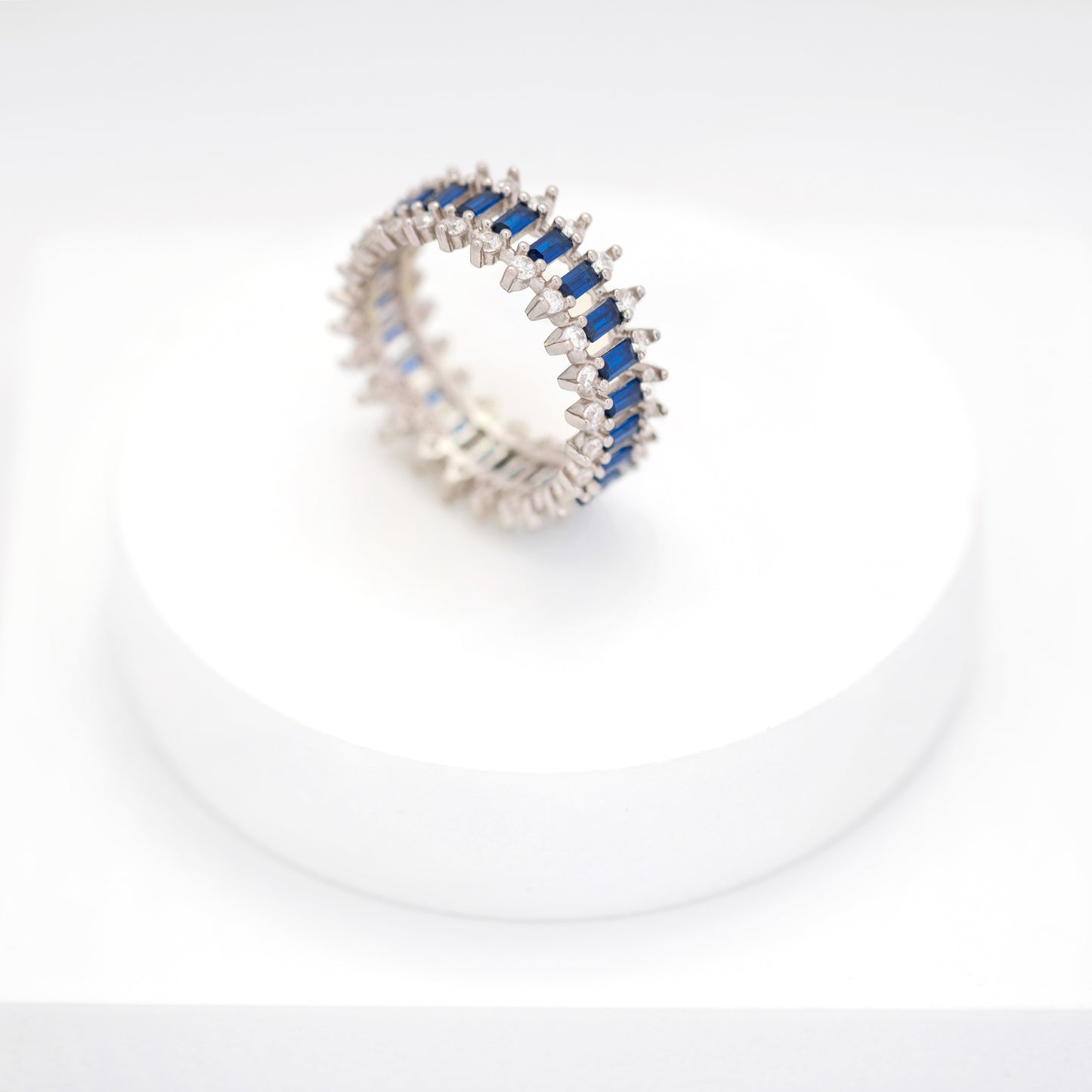 Ocean Blue Band Ring