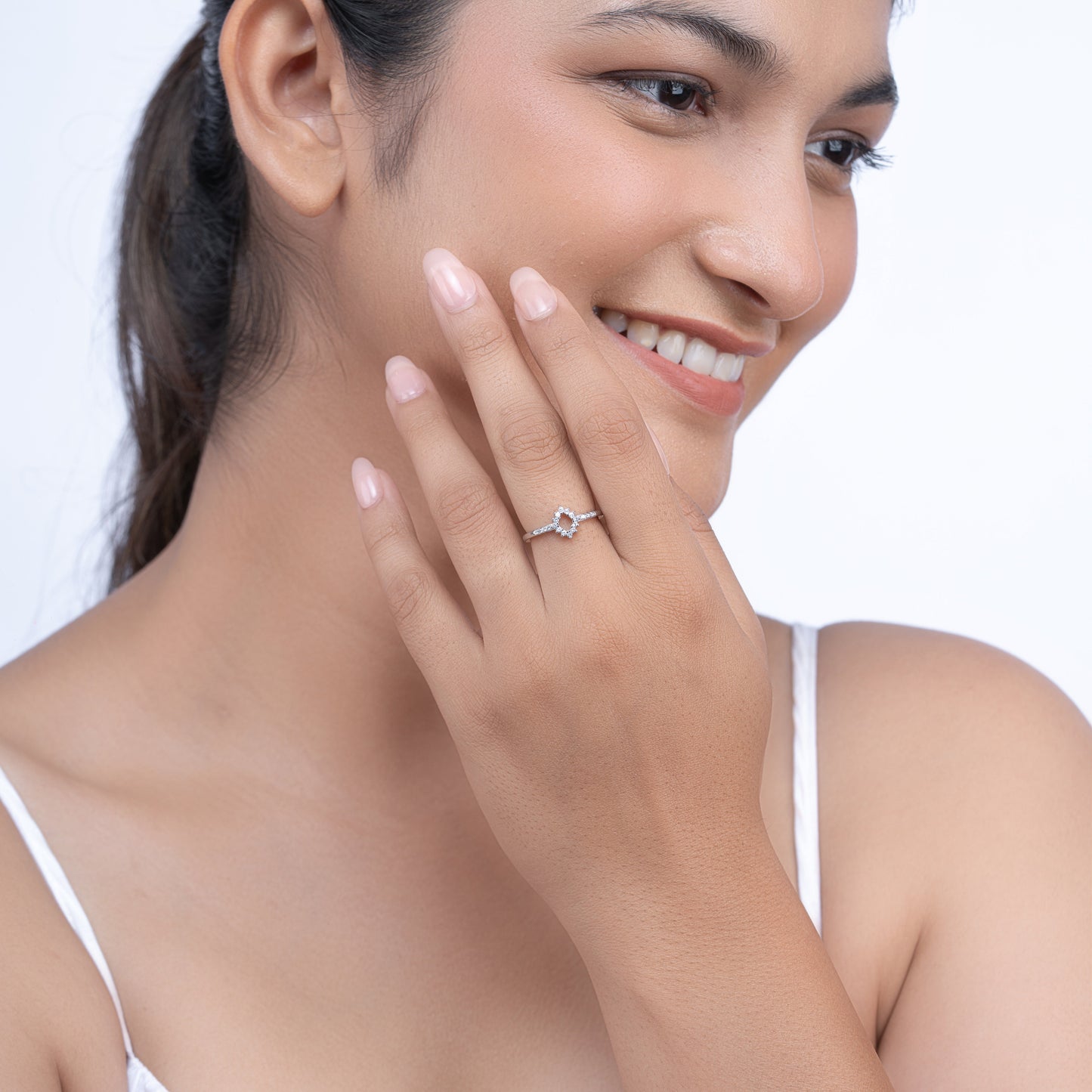 Hollow Sparkle Ring