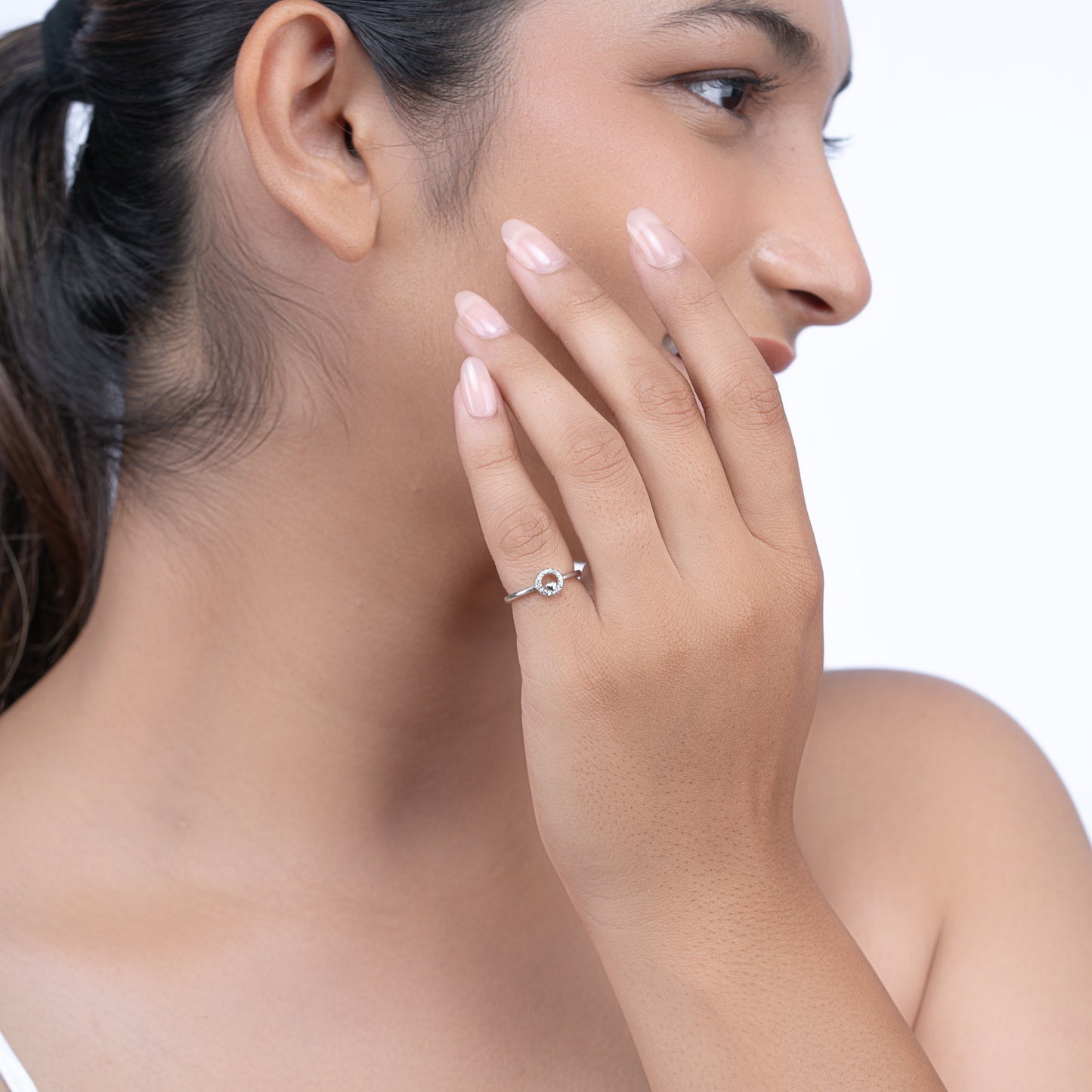 Open Halo Ring