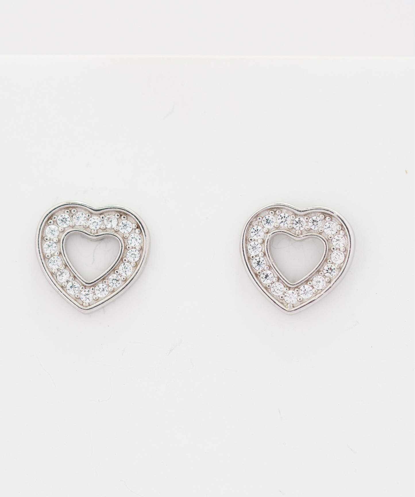 Heart Frame Studs