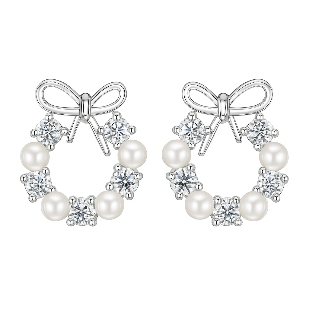 Circle Bow Studs