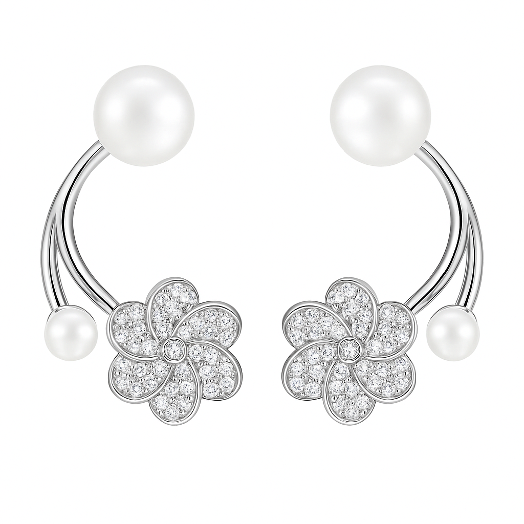 Dual Pearl Studs