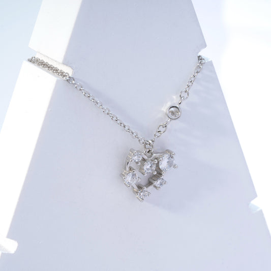 Gleaming Heart Necklace