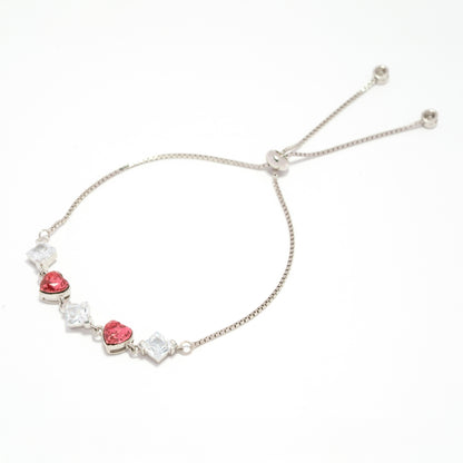 Red Heart Charm Bracelet