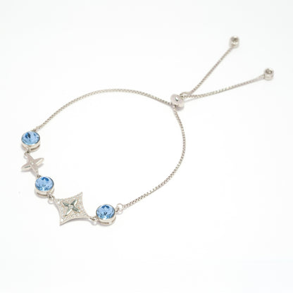 Blue Luxe Stone Bracelet