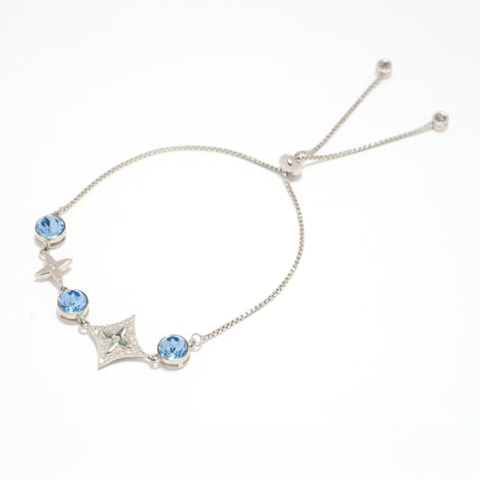 Blue Luxe Stone Bracelet