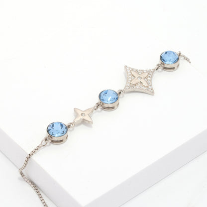 Blue Luxe Stone Bracelet