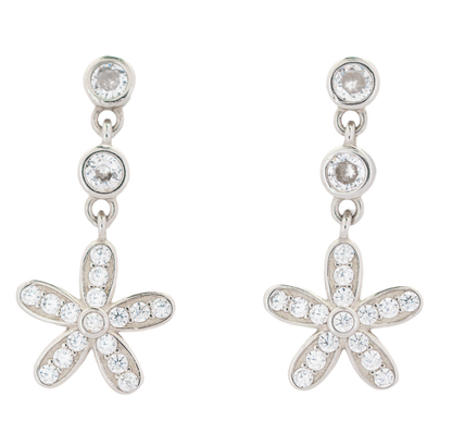 Floral Emblem Danglers