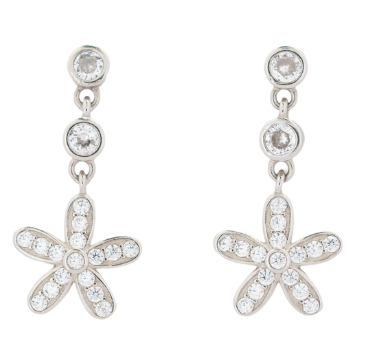 Floral Emblem Danglers