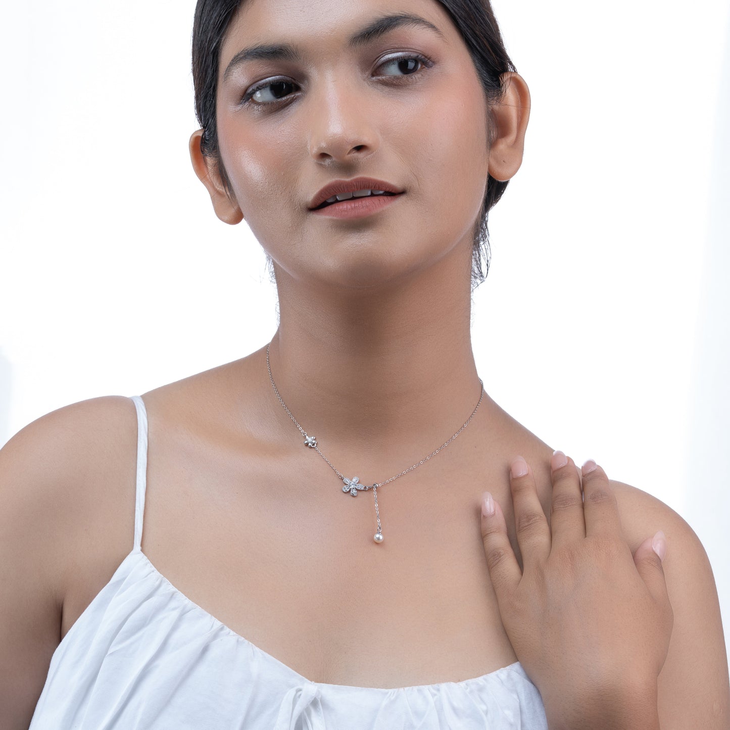 Pearl Petals Necklace