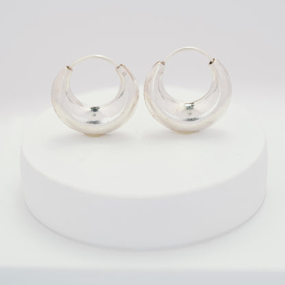 Chunky Bag Hoops