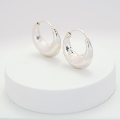 Chunky Bag Hoops