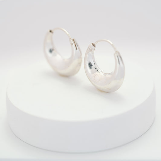 Chunky Bag Hoops