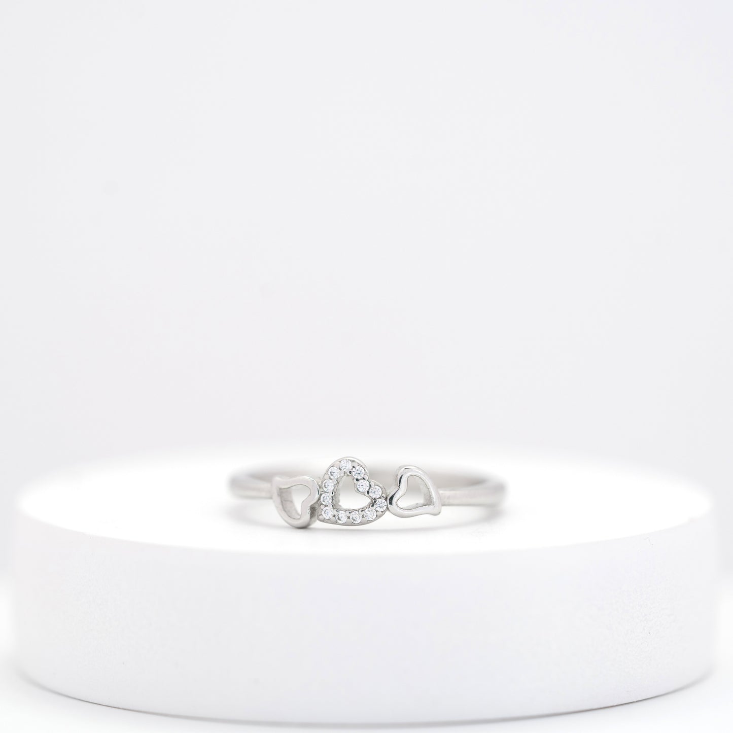 Three fold love ring