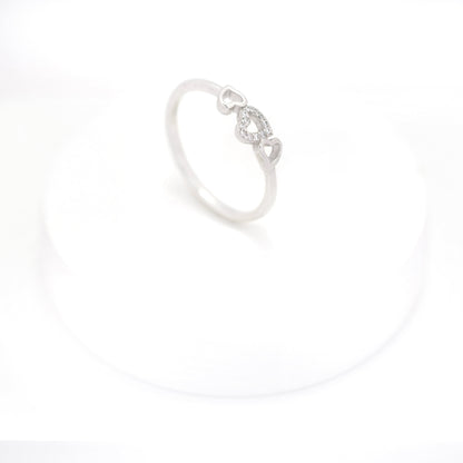 Three fold love ring