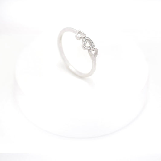 Three fold love ring