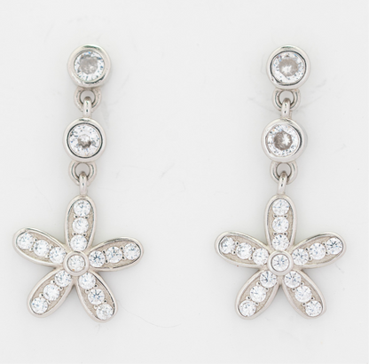 Floral Emblem Danglers
