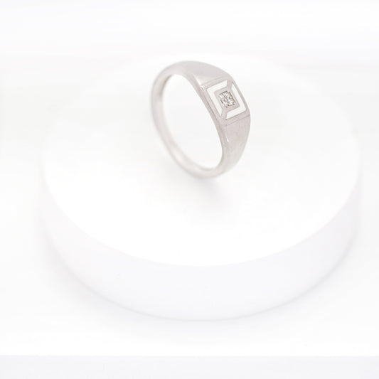 Frosted Square Ring
