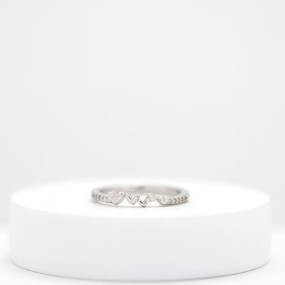 Petite Hearts Ring