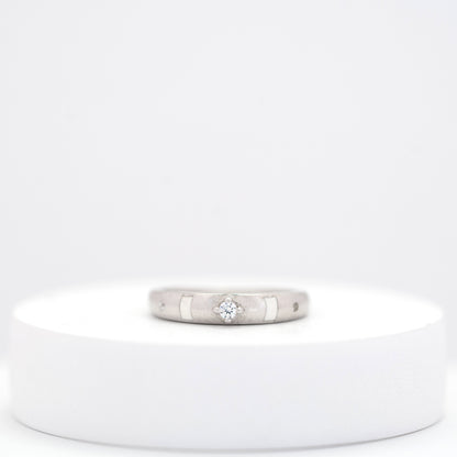 Twin Line Sparkle Ring