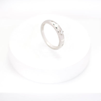 Twin Line Sparkle Ring