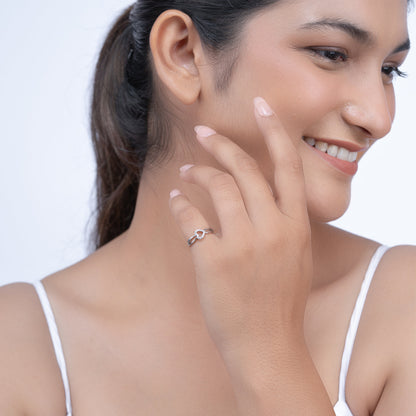 Dual Heartline Ring