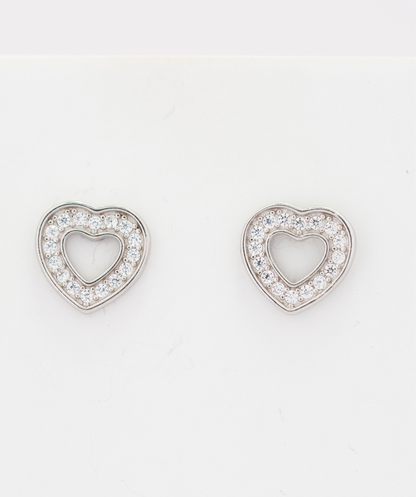 Heart Frame Studs