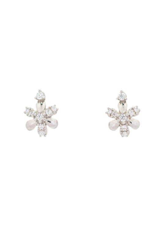 Floral Charm Studs